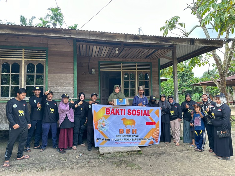 BBH Internasional dan FPPMM Salurkan Bantuan Sembako Untuk Masyarakat Okura