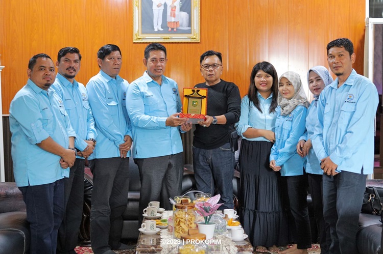 Plt Bupati Asmar Terima Kunjungan BNNK Pelalawan Untuk Tingkatkan Pencegahan Narkoba