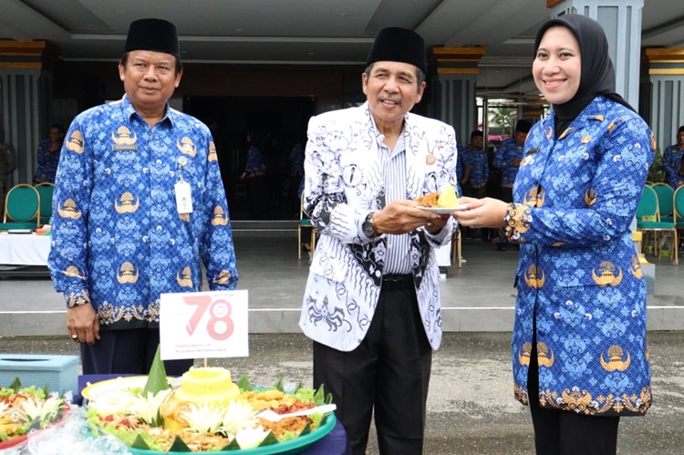 Bupati Rezita Sampaikan Capaian Pemkab Inhu di HUT KORPRI, Diantaranya Terbaik Pengelolaan DAK