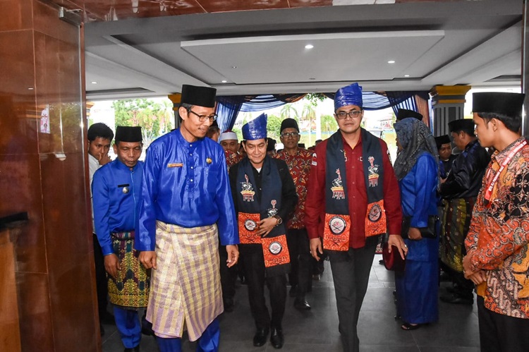 Dipimpin Kakan Kemenag, Kafilah MTQ Bengkalis Sudah Tiba di Inhu