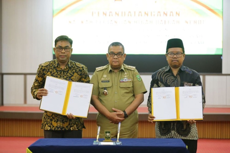 Dana Pilkada Pemprov Riau 2024 Rp 164 M Lebih, Plt Gubri Dorong Daerah Segera Teken NHPD