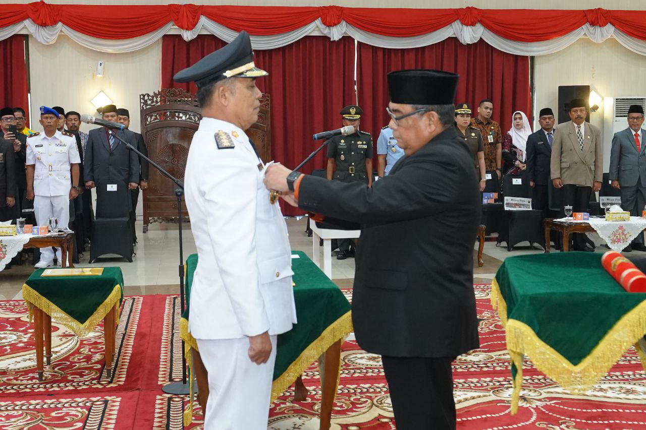Sah! Herman Resmi Menjabat Pj Bupati Inhil, Ini Pesan Tegas Plt Gubernur Riau