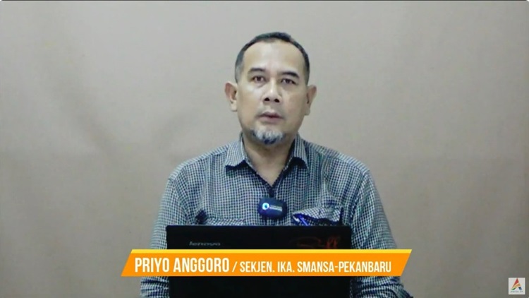 AmiraTV Mendapat Apresiasi dari Sekjen IKA SMANSA Pekanbaru Priyo Anggoro
