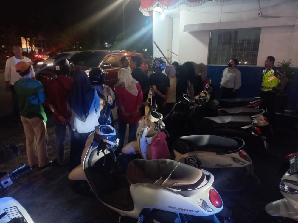 Gunakan Knalpot Brong dan Tak Pakai Helm, Polresta Pekanbaru Amankan 22 Kendaraan