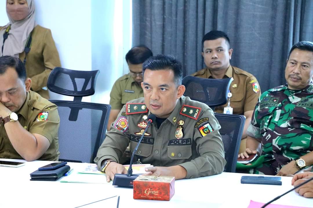 Satpol PP Pekanbaru Segera Tertibkan Bangunan Liar di Jalan Arifin Ahmad