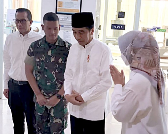 Presiden Jokowi Sampaikan Duka Cita Kepada Keluarga Mantan Kepala BNPB Doni Monardo