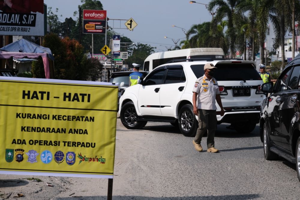 Bapenda Riau dan Satlantas Polres Inhil Jaring 123 Unit Kendaraan Tidak Bayar Pajak