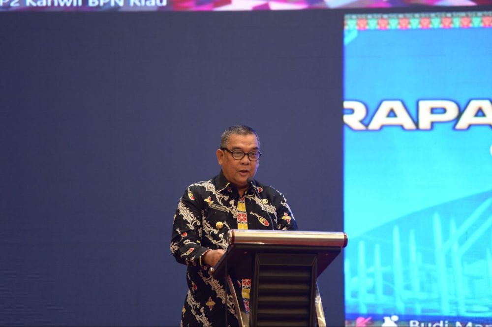 Buka Rakor Gugus Tugas Reforma Agraria, Gubri Harap Tanah di Riau Untuk Makmurkan Rakyat