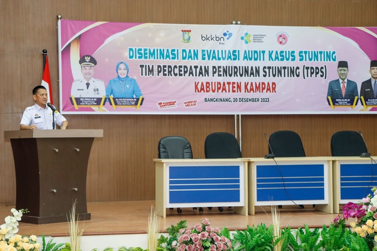 Sekda Kampar Perintahkan Diskes Terbitkan Angka Stunting yang Pasti
