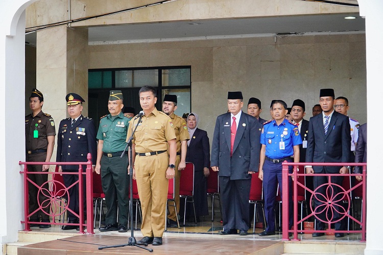 Tingkatkan Nasionalisme, Pemkab Kampar Gelar Apel Bela Negara