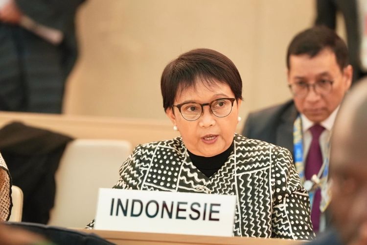 Di Markas Dewan HAM PBB, Menlu RI Tegaskan Komitmen Dukung Palestina Merdeka
