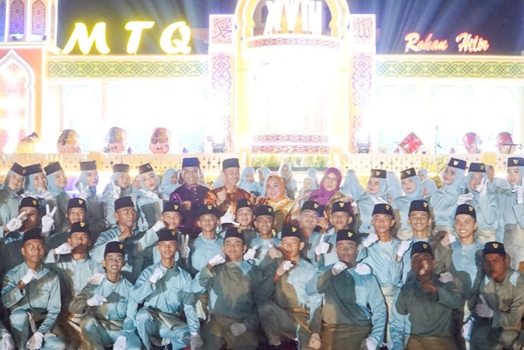 MTQ Rohil Resmi Dibuka, Gubernur Riau Takjub Serasa Tingkat Provinsi