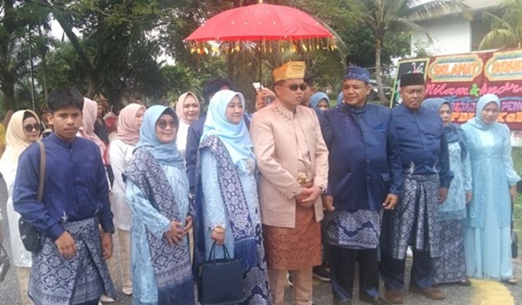 Resepsi Pernikahan Andre dan Nila: Andrean Ekwansyah Resmi Bergelar Sutan