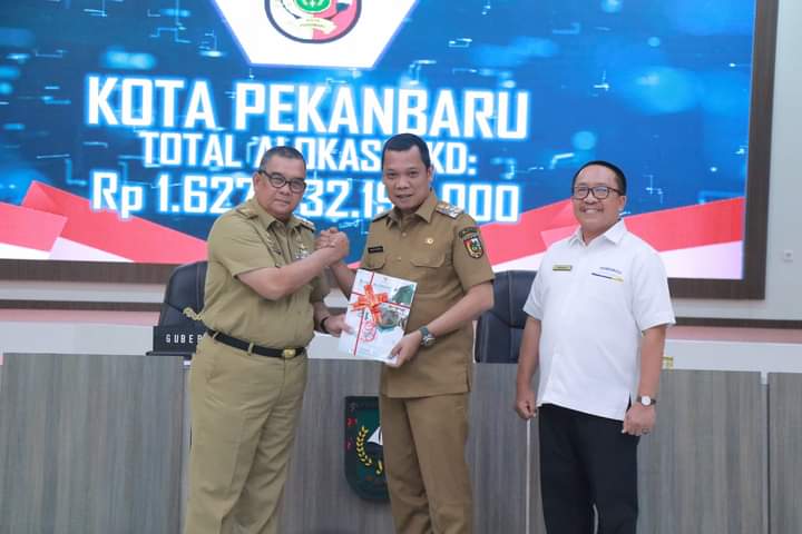 Pemko Pekanbaru Terima Dana Transfer Rp1,62 Triliun Lebih dari Pusat