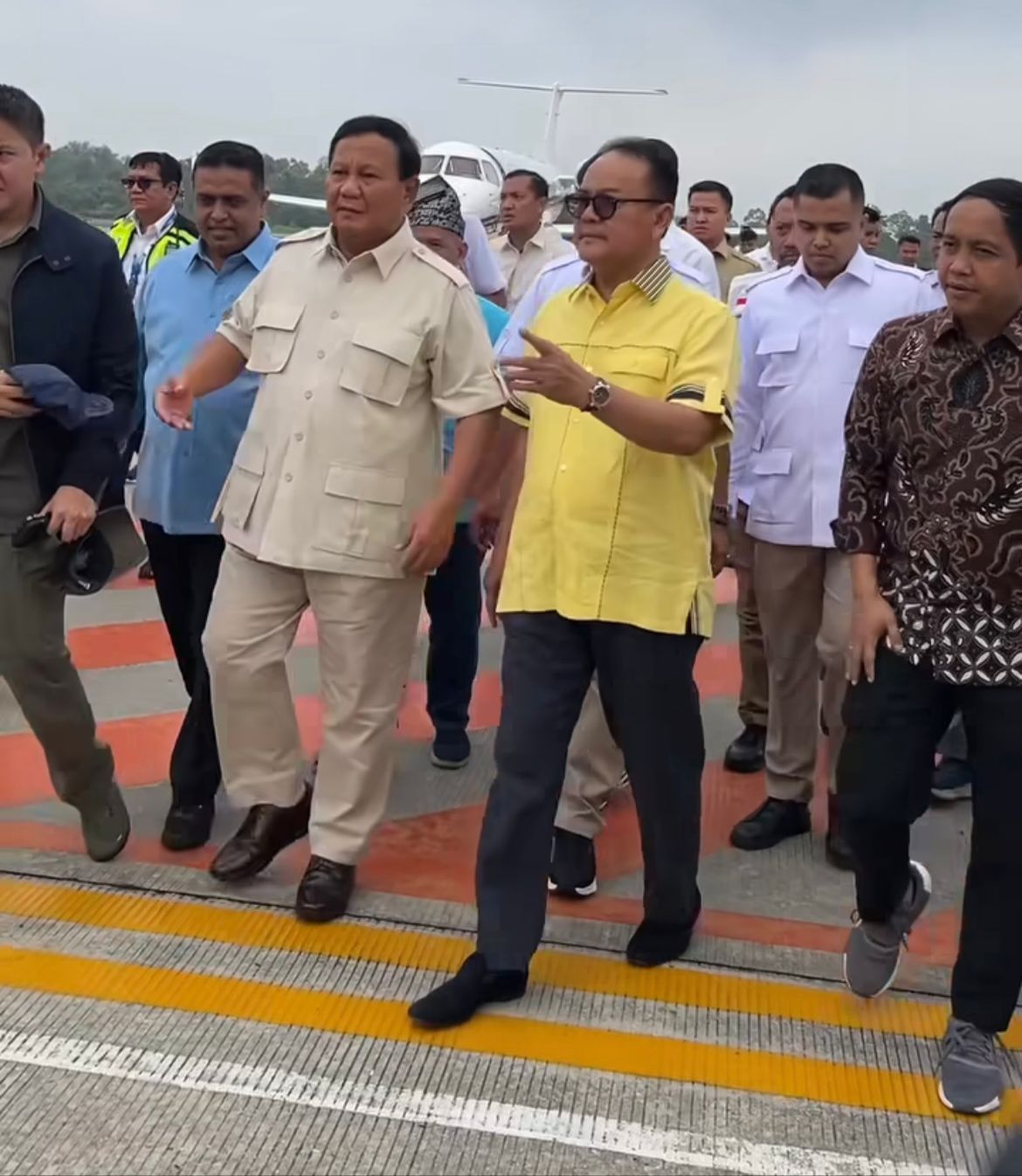 HM Rusli Zainal Dampingi  Capres Prabowo Subianto Kampanye di Riau