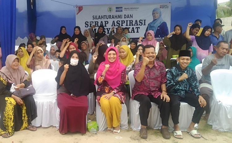 Masukan Masyarakat Saat Reses Hj. Yuliawati di Tangkerang Tengah: Jalan Merak Kalau Hujan Pasti Tergenang