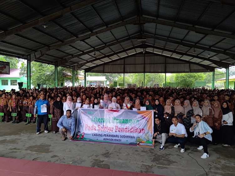 Mayoritas Pelajarnya Sudah Punya Tabungan Simpel, SMPN 6 Pekanbaru Berharap BRK Syariah Buka Layanan Bank Mini