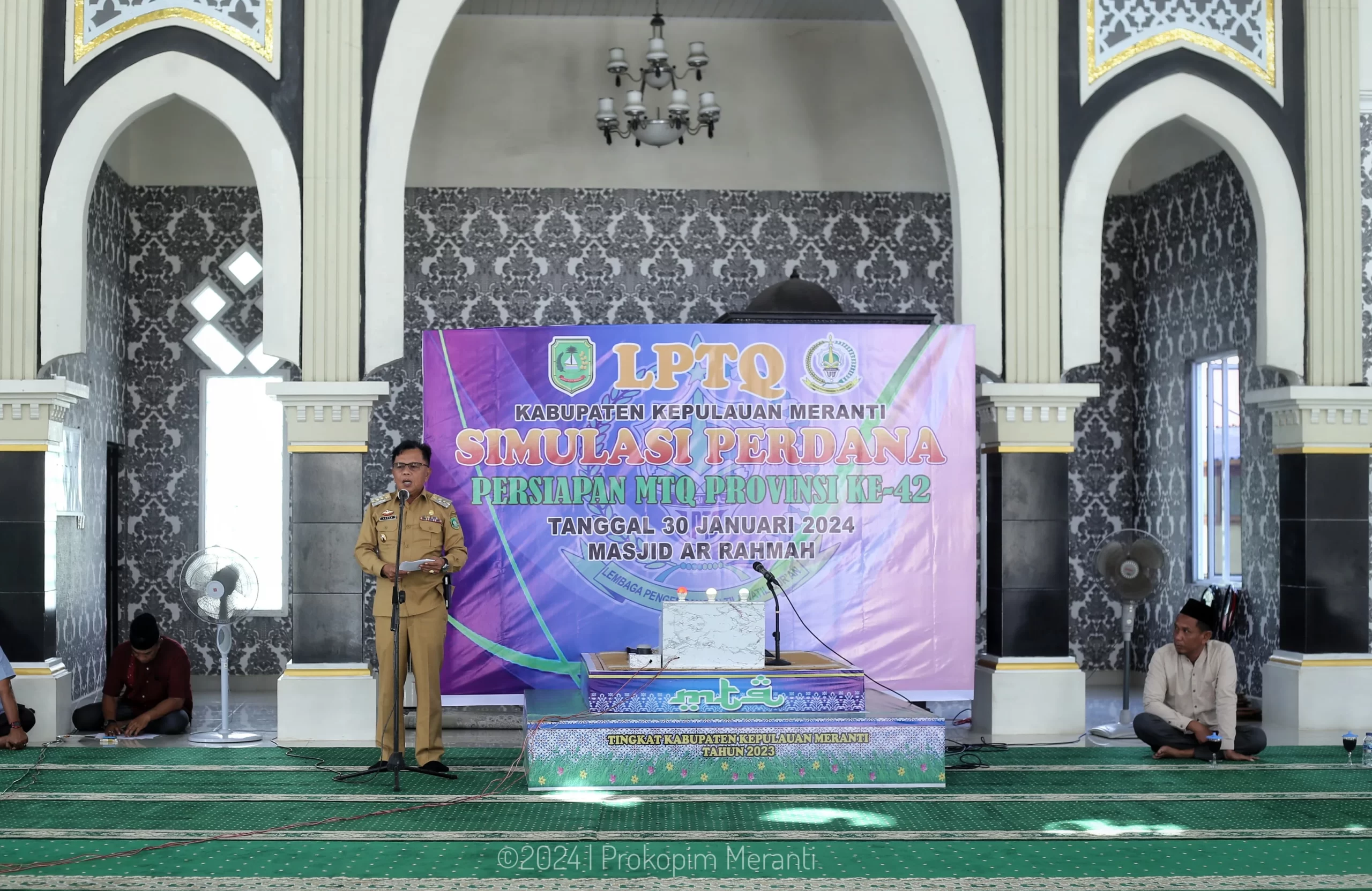 Plt Bupati Meranti H. Asmar Buka Simulasi Perdana Persiapan MTQ Provinsi Riau ke-42