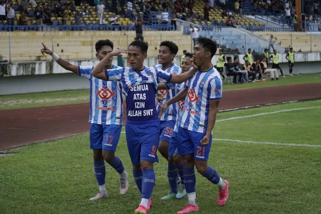 Main di Kandang, PSPS Riau Berbagi Poin dengan Persikab Skor 1-1