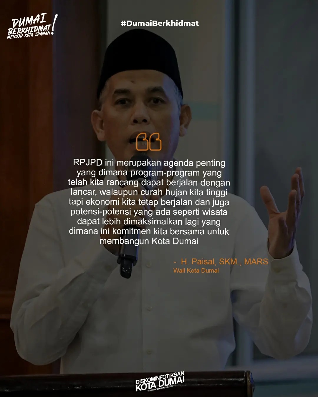 Dalam Konsultasi Publik Rancangan RPJPD, Wali Kota Dumai Minta Sektor Pariwisata Dimaksimalkan