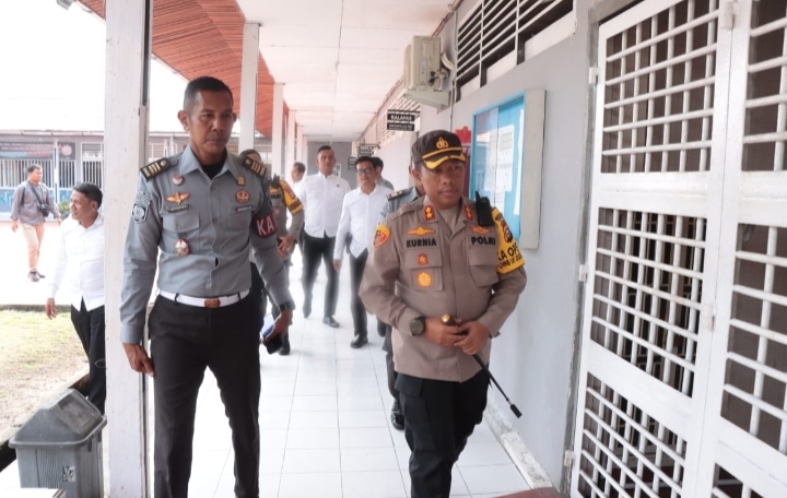 AKBP Kurnia Setyawan Cek Kesiapan Pemilu Lapas Kelas II A Selatpanjang