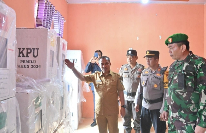Wakil Bupati Bengkalis Tinjau TPS di Wilayah Kecamatan Bantan