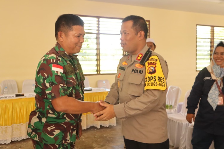 Cooling System, Kapolres Road Show Tinjau PPK Tebing Tinggi dan Tebing Tinggi Barat