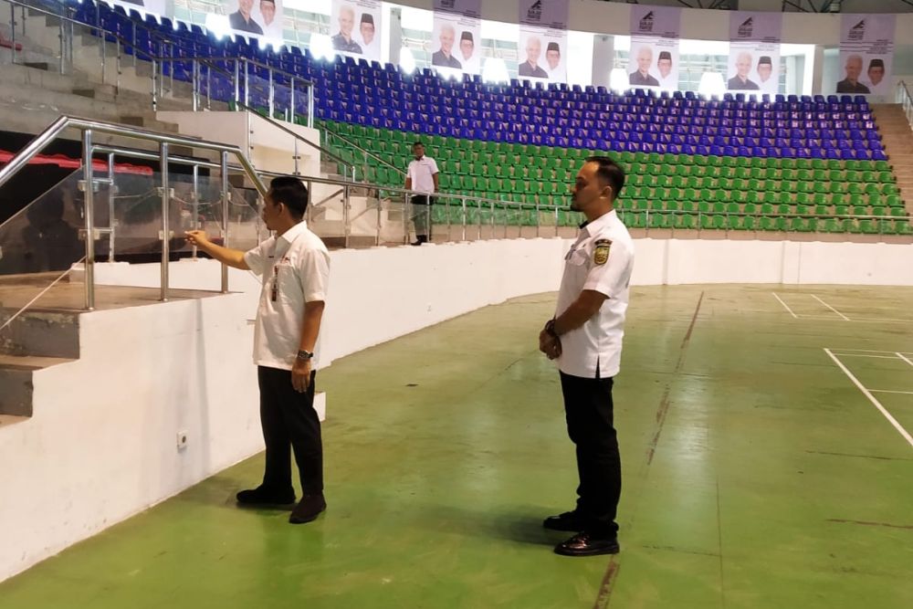 Kadispora Riau Sidak Stadion Rumbai dan Gelanggang Remaja, Ditemukan Venue Kotor Kurang Perawatan