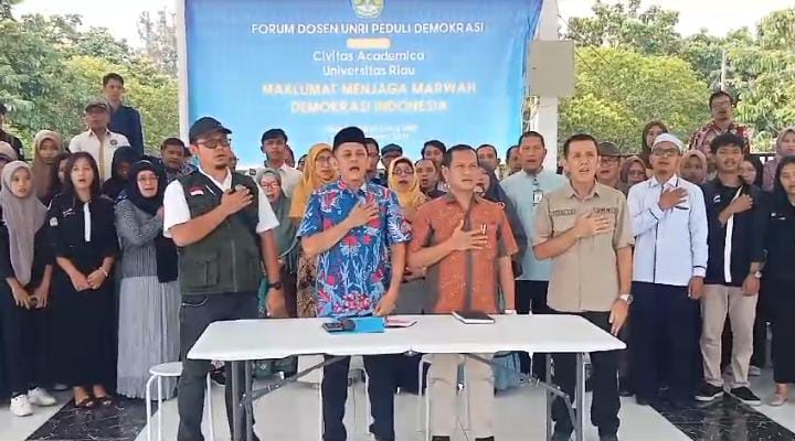 Sentil KPU dan Bawaslu, Forum Dosen Unri Keluarkan 5 Maklumat Jaga Marwah Demokrasi Indonesia