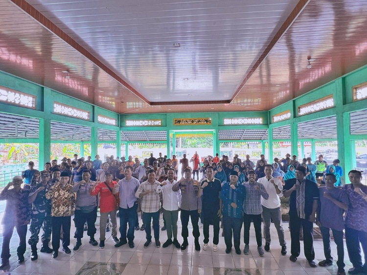 Dit Intelkam Polda Riau Ajak Warga Tanjung Leban Cegah TPPO