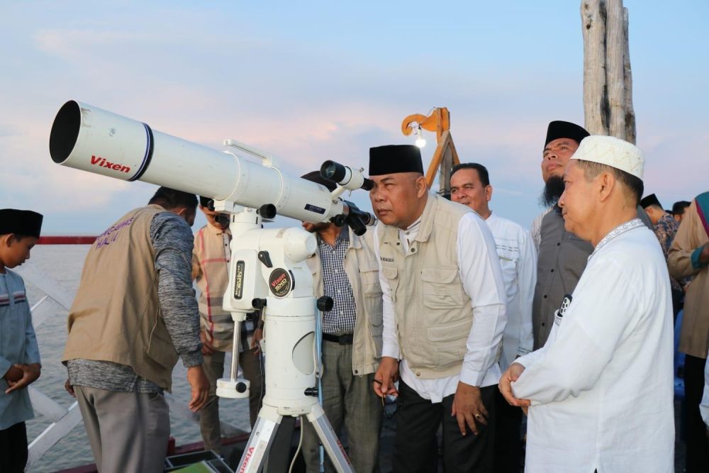 Kementerian Agama Lakukan Rukyatul Hilal  Ramadhan di Pulau Rupat Bengkalis