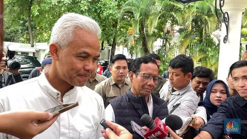 Tiba di Teuku Umar, Capres Ganjar: Hasil Penghitungan Kita Tunggu Catetan di TV