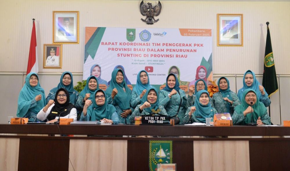 TP PKK Riau Minta Semua Harus Bersinergi Atasi Stunting di Riau