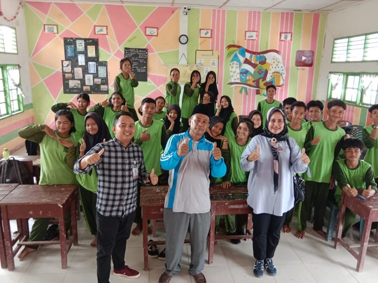 Animo Pelajar Menabung Tinggi, BRK Syariah Cabang Bagansiapiapi Rutin Sosialisasi Tabungan Simpel