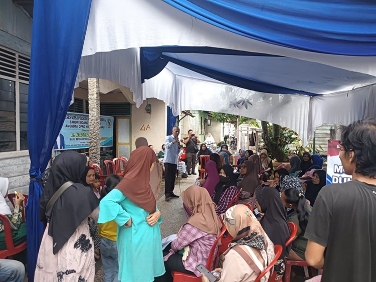 Wakil Ketua DPRD Pekanbaru Nofrizal Langsung Tanggapi Aspirasi Banjir