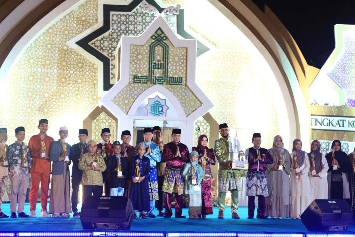 Dimeriahkan Artis Religi Opick, Kecamatan Kulim Juara Umum MTQ Tingkat Kota Pekanbaru ke 56