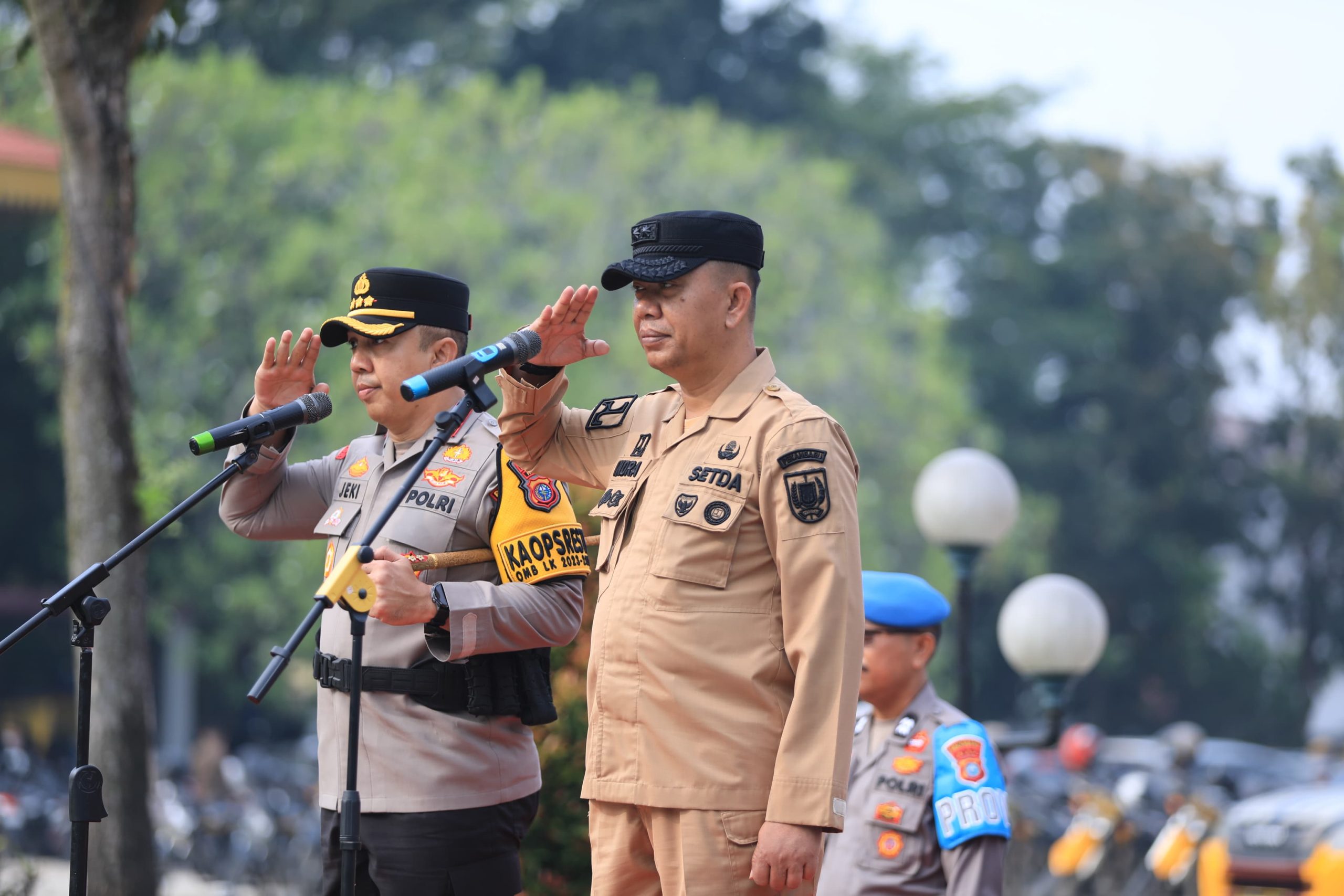 Pemko Pekanbaru dan Polresta Gelar Apel Siaga Karhutla, Indra Pomi: Padamkan Api Ketika Kecil Lebih Baik