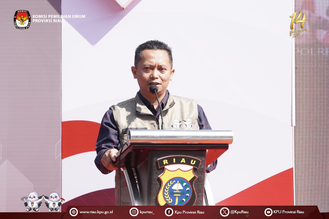 Minus Meranti, 24 Maret Ketua KPU Pusat Lantik Anggota KPU Kabupaten/Kota di Riau