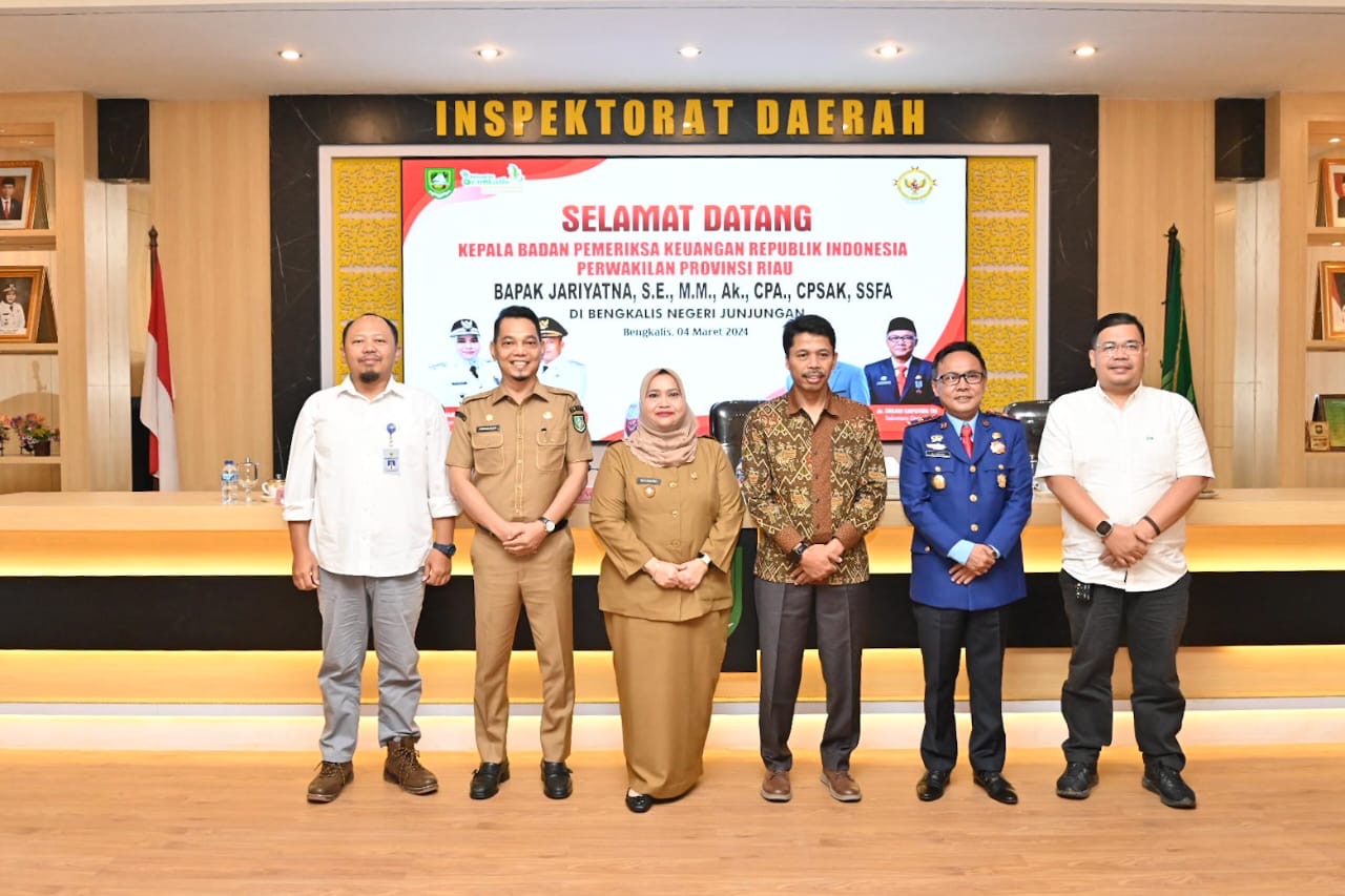 Sambut Kunker Kepala BPK RI Perwakilan Riau, Bupati Bengkalis Kasmarni Harapkan Pembinaan