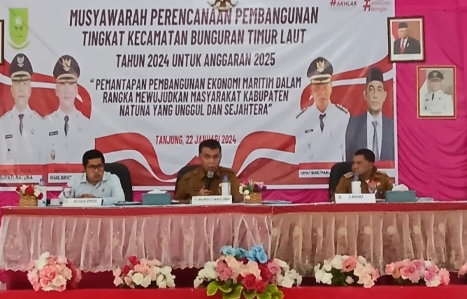 Daeng Ganda Hadiri Musrenbang di Bunguran Timur Laut