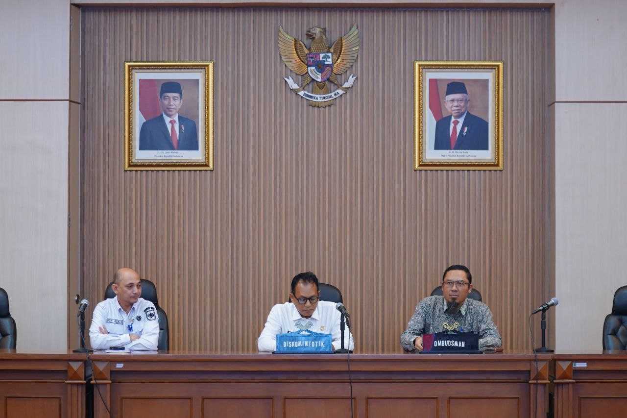 Bersama Ombudsman RI, Diskominfo Riau Berupaya Tingkatkan Pengelolaan Pengaduan Pelayanan Publik