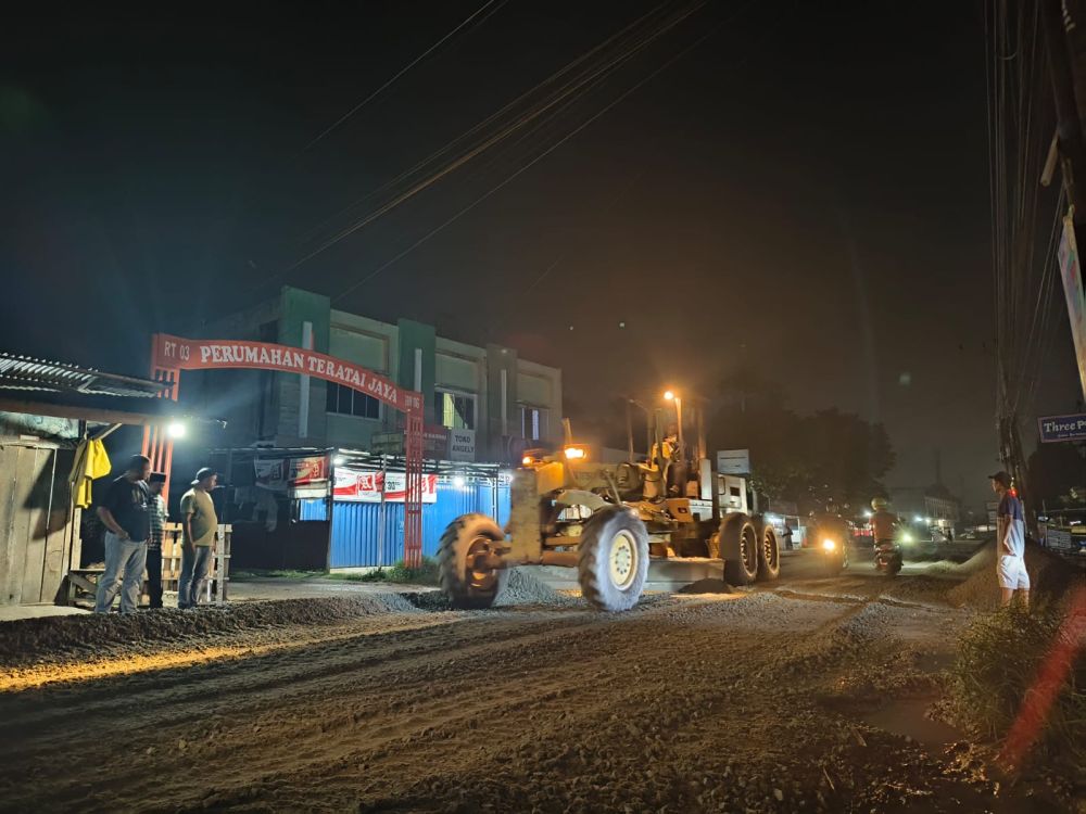 Pemprov Riau Perbaiki Jalan Sukakarya Ujung/Kualu, Target Selesai Sebelum Lebaran