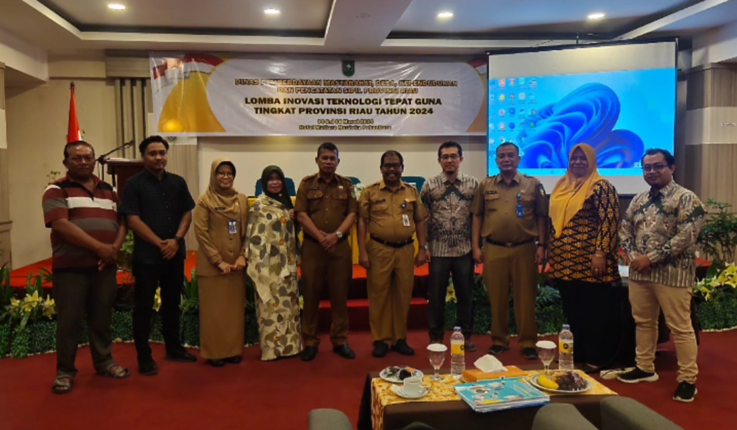 Utus Rimba dan Gunawan, Rohil Juara 1 Lomba Inovasi TTG Tingkat Provinsi Riau 2024