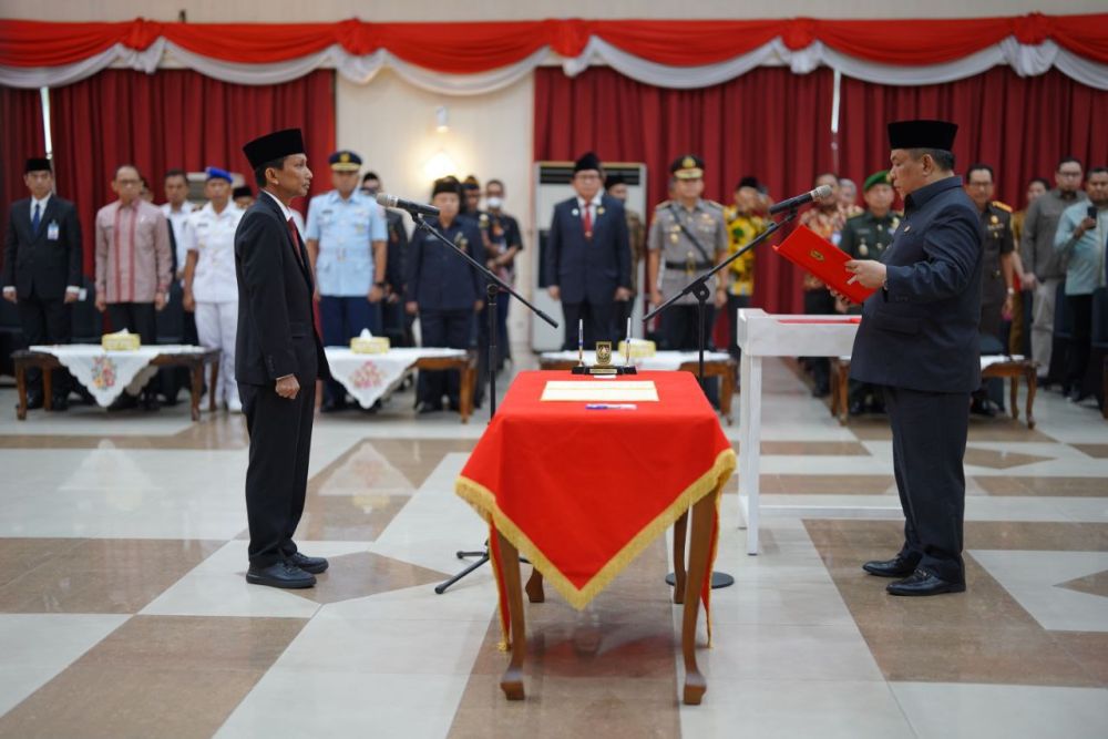 Mulai Hari Ini, Sah Indra Menjadi Pj Sekda Provinsi Riau