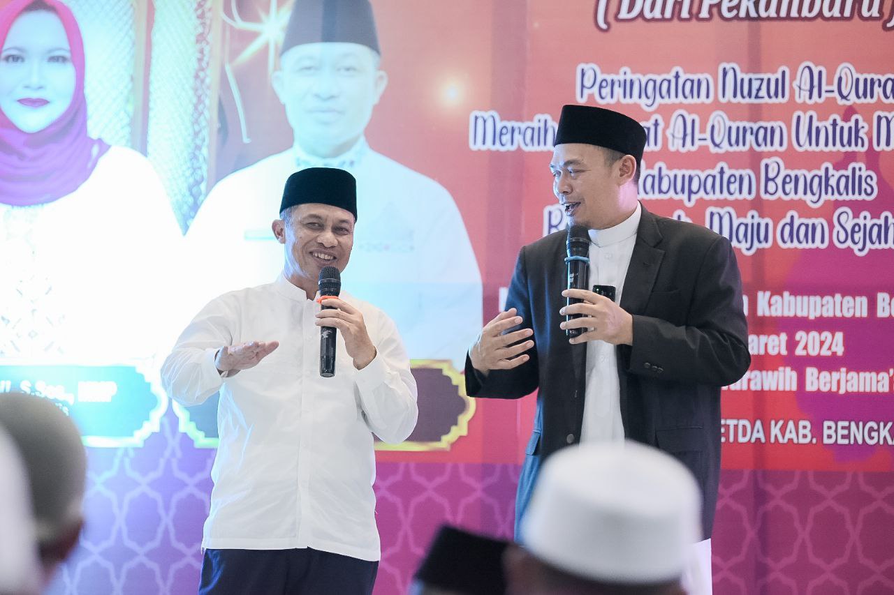 Acara Nuzulul Qur'an, Wakil Bupati Bengkalis Minta Masyarakat Amalkan Alqur'an Dalam Kehidupan