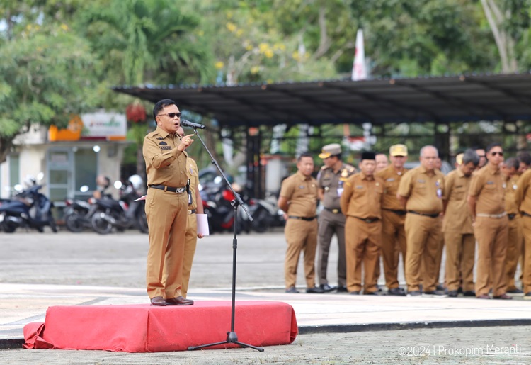Pimpin Apel Perdana, Plt Bupati Asmar Minta Sekda Ingatkan Jajaran Tingkatkan Kedisiplinan