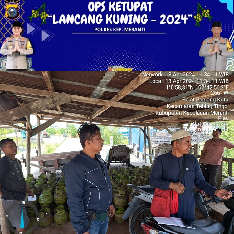 Cegah Kelangkaan Setelah Lebaran, Polres Meranti Ingatkan Supplier Gas LPG tak Main-main