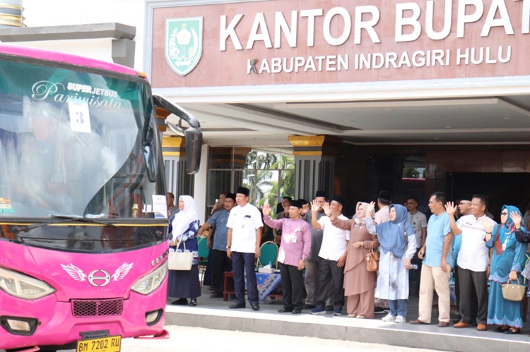 Kafilah MTQ Dilepas ke Dumai, Inhu akan Kerahkan 700 Orang Untuk Pawai Taaruf