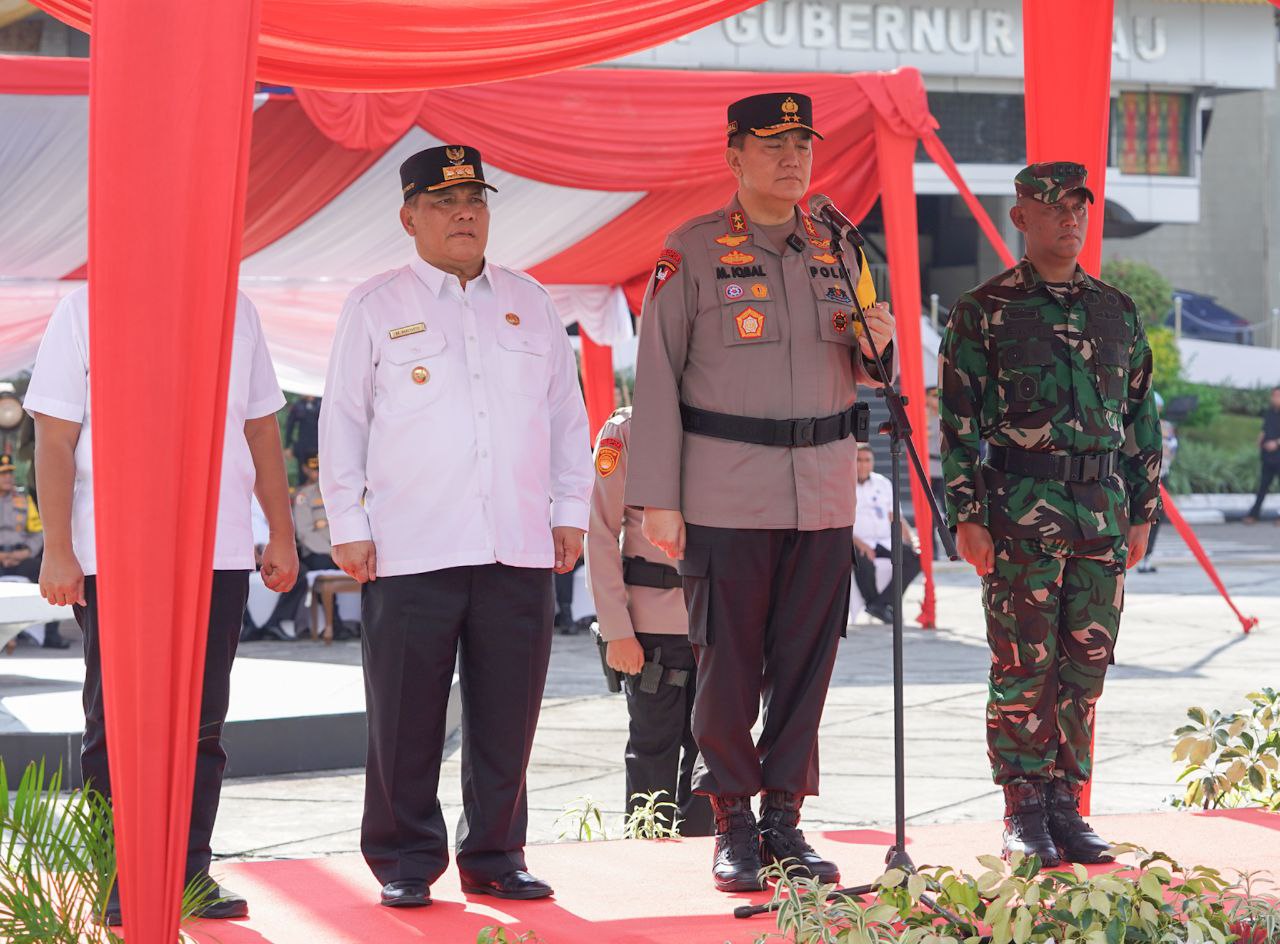 Amankan Mudik, Polri Libatkan 155.165 Personil dan 5.784 Pos Pengamanan, Kapolda Riau: Masyarakat Harus Aman dan Ceria
