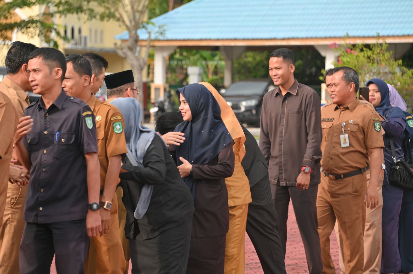 Apel Perdana di Pemkab Bengkalis Dipimpin Staf Ahli, Acara Diakhiri Salam-Salaman